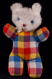 Eden Plaid Body Teddy Bear Plush Lovey